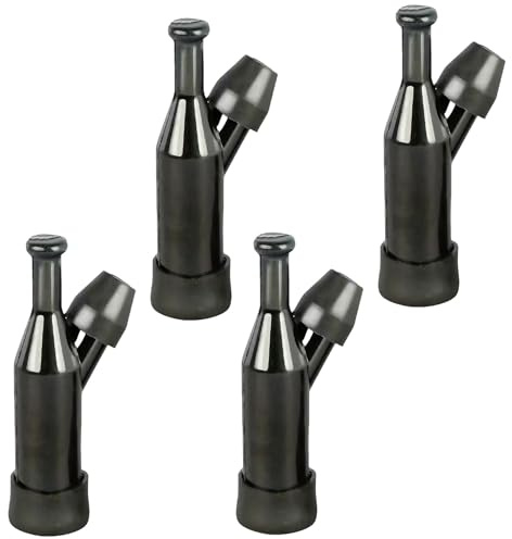 Lot de 4 Capuchons de Bougie d'Allumage avec Résistance pour Moteurs Honda GX120 GX160 GX200 GX240 GX270 GX340 GX390, Pièces de Rechange de Haute Qualité Correspondant aux Références