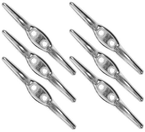 GANAZONO 6 Ganchos Metálicos para Cordón de Persianas Venecianas y Estores, Abrazaderas para Seguridad de Cuerda, Soporte para Cortinas, Uso Doméstico y Oficina