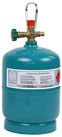 Leere befüllbare Gasflasche Propan Butan 1 kg Flasche