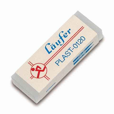 Radierer Kunststoff Läufer-Plast 0120 65x21x12mm, Liefermenge = 20