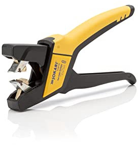 Jokari 20030 Ergonomic Automatic Flat Cable Stripper for PVC-Insulated Flat Cables, 16.6cm L x 10.2cm W x 2.8cm H by JOKARI