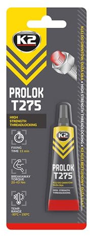 K2 Prolok High Schraubensicherung Schraubengewindesicherung Hochfest 270 Rot