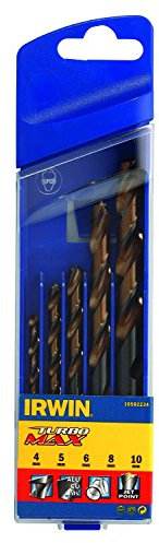 IRWIN 10502234 Turbo Max HSS Drill Bit Set (Pack of 5)