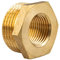 tecuro Reductor AG G 1 x IG Rp 1/2 pulgadas según la norma DIN ISO 228-1 e ISO 7/1 DIN EN, MS-blank CW617N según el reglamento de agua potable 50930-6