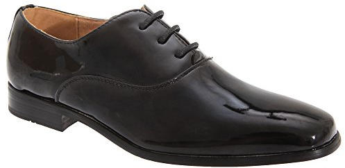 Goor - Zapatos de Charol Modelo Oxford niños- Boda/Fiesta/Comunión