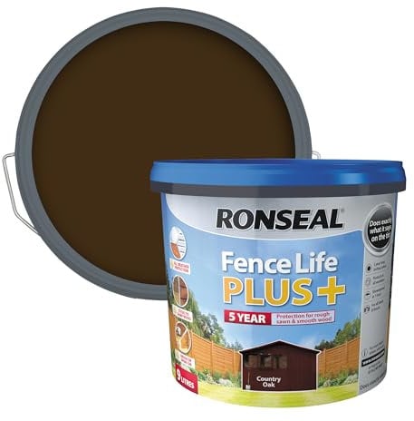 Ronseal Fence Life Plus Country Oak 9L