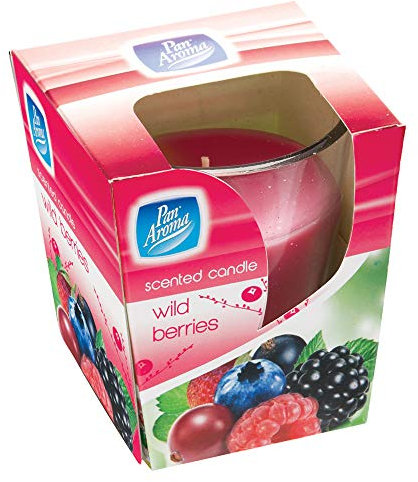Pan Aroma Scented Candle - Wild Berries - fragrance fragranced scent smell smelly