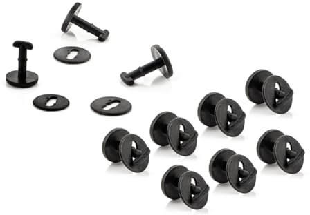 LST 10x Fussmatten Gummimatten Befestigung Clips Drehverschluss 3er neu