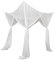 JYCRA Moskitonetz für Doppelbett, rechteckig, einfarbig, Betthimmel, Betthimmel mit 4 Öffnungen, einfache Installation, Polyester, weiß, 190cm x 210cm x 240cm