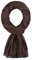 Allée du foulard - Schal aus 100% Baumwolle - 200x100 cm - Schals & Tücher für Damen, Kopftuch, Halstuch Damen, Schal, Loop Schal Damen, Stola Damen - für alle Jahreszeiten (braune Schokolade)