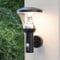 NBHANYUAN Lighting Outside Light Outdoor LED Wall Light with Motion Sensor PIR Black SUS 304 Stainless Steel Wall Lights Weatherproof 3000K Warm White for Patio, 1000LM IP44(with Sensor)