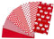 PRETYZOOM 7 Stück Baumwollstoff Meterware Weihnachten Rot Weiß Stoffpakete Patchwork Baumwolle Stoffetuch DIY Nähen Quilten Stoff Patchwork Quiltstoffe für Scrapbooking Handwerk 50x45 cm