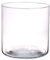 INNA-Glas Portavelas cilíndrico Sanny de Cristal, Transparente, 19cm, Ø19cm - Vaso de Cristal - Farol Decorativo