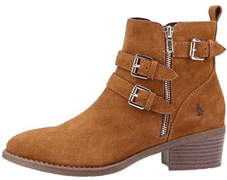 Hush Puppies Womens Jenna Ankle Boot, Tan, 5 UK