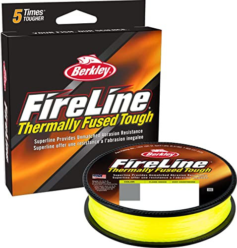 Berkley FireLine® Fused Original - 8-Strand Superline, Ultra-zähe und Abriebfeste geflochtene Angelschnur für hervorragendes Feingefühl und geschmeidige Würfe, grün, 0,39 mm, 29,1 kg, 164 yd|150 m