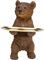 Kare Design Figur Butler Standing Bear, Braun, Bär, Ablage, Deko, Geschenkartikel, Tierfigur, Dekoration, 35x15x16 cm (H/B/T)