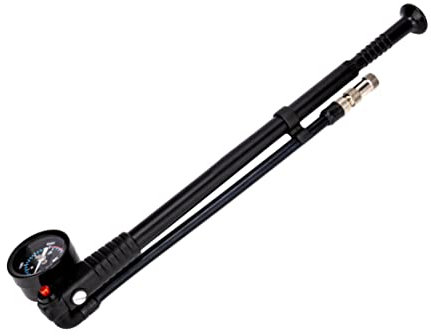 Pompa di Sospensione Pompa per Biciclette Pompa da Bicicletta 300 PSI Pompa per rockshox ad Alta Pressione PSI Pompa a Forcella Anteriore con Calibro MTB Bike Sedia a rotelle Pompa Ammortizzatore