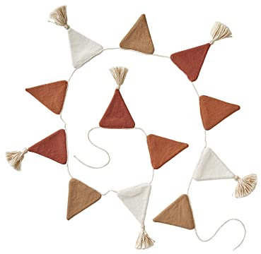 VERTBAUDET Kinderzimmer Wimpelkette, gestrickt beige/Mehrfarbig
