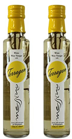 Messino Aceto Bianco al Dragoncello, Pacco da 2 x 250 ml (Total: 500ml)