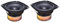 4 Inch Subwoofer Speaker 8Ohm 30W Woofers for Speakers Bass Anti Magnetic Bass HiFi Loudspeaker Car Audio Home Theater DIY 2Pcs