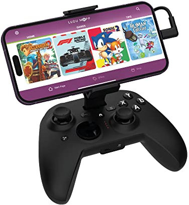 RiotPWR Mobile Cloud Gaming Controller für iOS - Mobiles Konsolenspiel auf deinem iPhone - Spiele COD Mobile, Apple Arcade + mehr mit USB-C und USB-Lightning Kabel