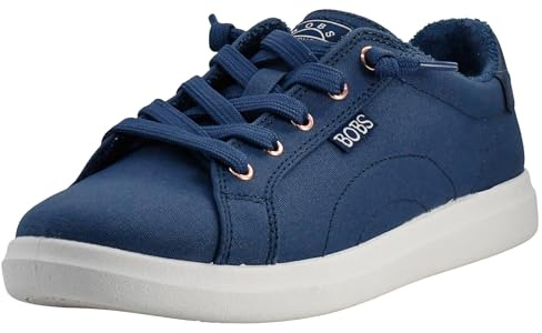 Skechers Women's Bobs D'vine Sneaker, Navy, 6.5 UK
