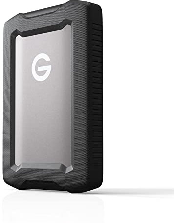 SanDisk Professional 1TB G-DRIVE ArmorATD, HDD portatile USB-C (5Gbps), USB 3.2 Gen 1, Thunderbolt 3, fino a 130 MB/s, resistente all'acqua e alla polvere, agli urti e alle cadute