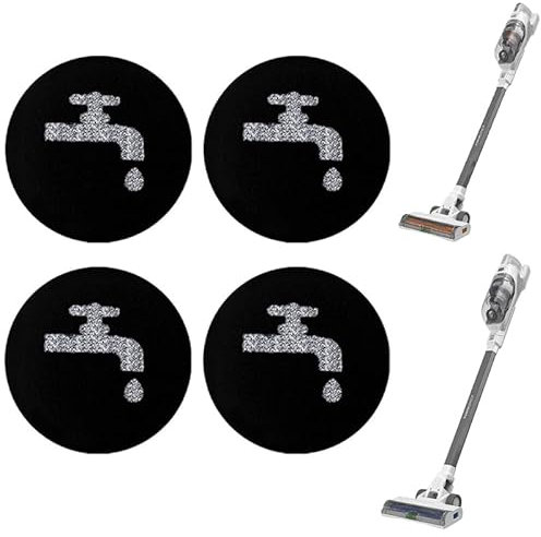 Moupaa Lot de 4 filtres en éponge lavables pour Black+Decker BHFEA420J, BHFEA520J, BHFEA18D1 POWERSERIES+16V/20V sans fil pour aspirateur