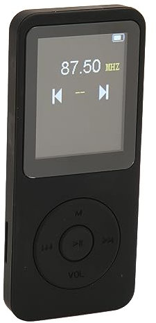 Tragbarer MP3 MP4 Musikplayer mit Bluetooth 5.0 128 GB HiFi Musikplayer für Kinder ohne Speicherkarte Integrierter HD Lautsprecher FM Radio Sprachrekorder Videowiedergabe