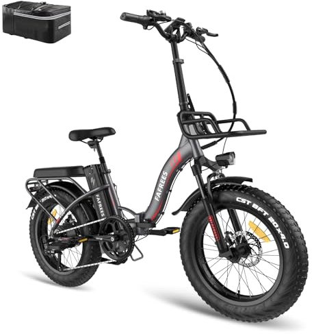 Fafrees F20 MAX E-Bike Klapprad Elektrofahrrad 48V 22.5AH Akku mit großer Kapazität,20 Zoll *4.0 Fat Tire Faltbares E-Mountainbike Shimano 7S 150kg Belastbar Maximales Drehmoment 54 Nm
