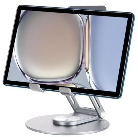 DOOGEE Soporte Tablet, Soporte Giratorio Multiángulo, Soporte Ajustable para Tableta para R10/T10S/T20S/T20/T30 Pro/T20mini/T10E/T10PLUS