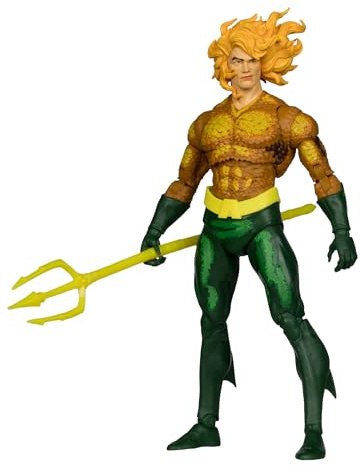 McFarlane Toys DC Multiverse Aquaman (Justice League Task Force) Build-A Figur, 17,8 cm