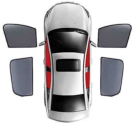 LiuROSE Coche Ventanas Laterales Parasol para Toyota AURIS 2018-2023,Magnético Ventanas Laterales Parabrisas Transpirable Protección Solar Visera,C-4pcs