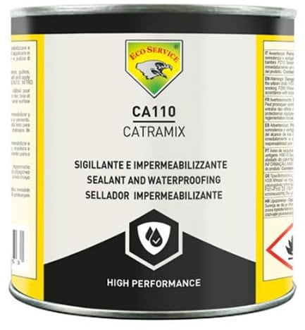 Generico CATRAMIX catramina vernice nera bituminosa impermeabilizzante ECO SERVICE 5 litri