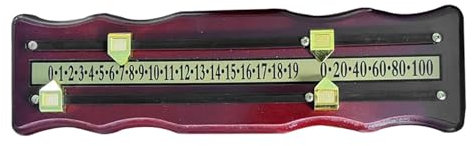 Moreeulsi Anzeigetafel für Billardspiele, Anzeigetafel für Billardspiele,Auf einem Shuffleboard montierte Sportanzeigetafel | -Billard-Scoreboard-Zähler, moderner -Score-Keeper,