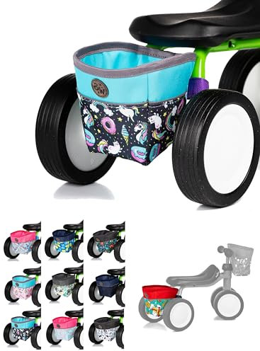 BambiniWelt by Rafael K. Rahmentasche für Kinder – für Laufrad, Dreirad & Rutschfahrzeuge – kompatibel mit PUKYlino, WUTSCH, FITSCH & My First PUKY – robust, wasserabweisend, Farbe: Modell 24