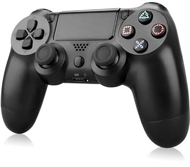 TESTOBOL Mando Para PS4/SLIM/PRO/PC Compatible Negro Inalambrico Wireless Controller Bluethooth Doble Vibracion Panel Táctil