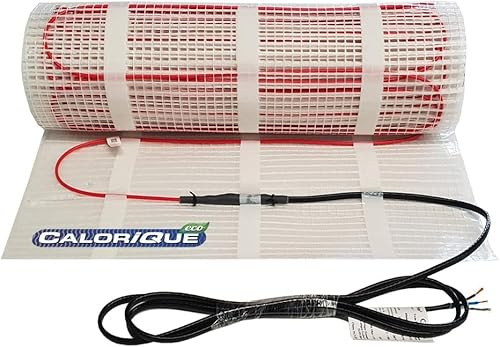 CALORIQUE ECO Estera De Cable De Calefacción Eléctrica - 3,5m² - Calefacción Por Suelo Radiante 150W/m² - Tecnología TWIN - [A +++]