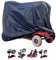 Abdeckung für Mobilitätsroller,regenschutz roller, 140x69x92cm Ultimativer Regen-, UV-, Windschutz, wasserdicht, Zubehör für Rollstuhl, ideal für Senioren und Behinderte (Blue)