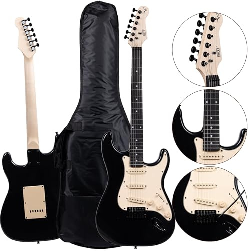 Henry’s E-Gitarre - Jr. Bird II ST1-NJR Crow - Black - Elektrische - GitarreElektrogitarre - Electric Guitar
