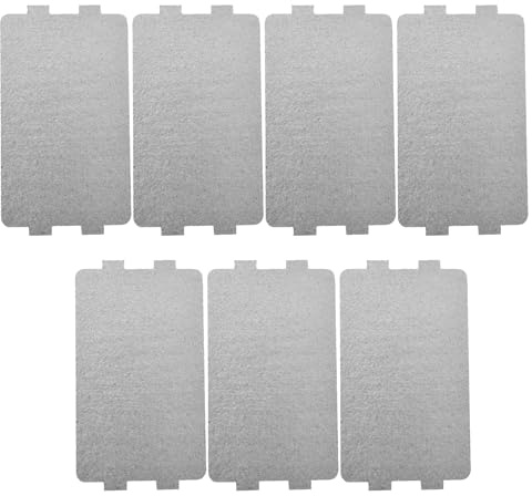 YAWYO Paquete de 7 Cubiertas Universales para Guía de Ondas de Microondas, Planchas de Mica, Piezas de Repuesto para Secadores de Pelo, Tostadoras y Calentadores (116×64×0,3 mm)