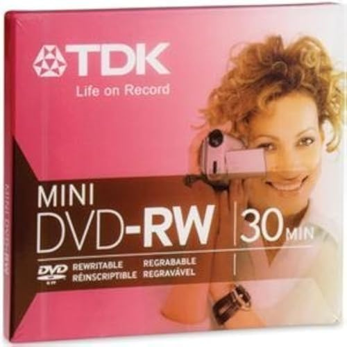 TDK Mini DVD-RW 30 minuti per videocamere DVD