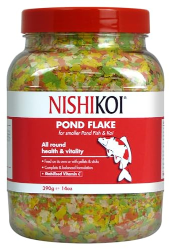 Nishikoi 390g Flake Fish Food