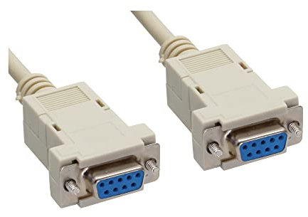 InLine 12224L Nullmodemkabel, 9pol Buchse / Buchse, 3m, geklippt