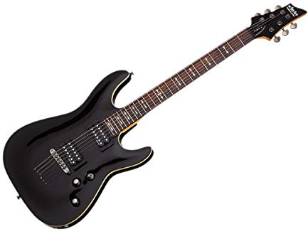 Schecter OMEN-6 6-String Electric Guitar, Black