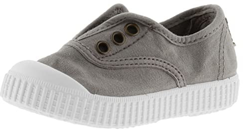 Victoria Inglesa Lona Tenida Punt - Zapatilla Baja Unisex Niños, Gris Gris, 32 EU