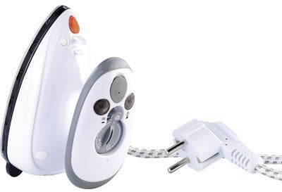 Sichler Haushaltsgeräte Mini Bügeleisen: Kompaktes Dampfbügeleisen für Reise & Urlaub, 110 & 230 Volt (Bügeleisen Urlaub, Reise Bügeln, Sichler v 120 v)