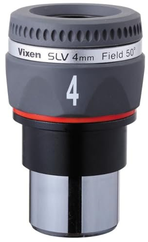 Vixen Okular SLV 4mm 1,25 - Schwarz, Manueller Fokus, Mehrfach beschichtet, 0,87° Gesichtsfeld, Ideal für Anfänger und Astronomen