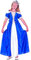 Ciao Blumen Paolo 61047 Prinzessin Blau Mädchen Kostüm (5-7 Jahre)