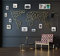 Tubibu Wanddekoration, 100% Metall, Weltkarte, 60 x 120 cm, Wandbehang für Wohnzimmer, Schlafzimmer, Wohnheim 40 x 23 inch Gold
